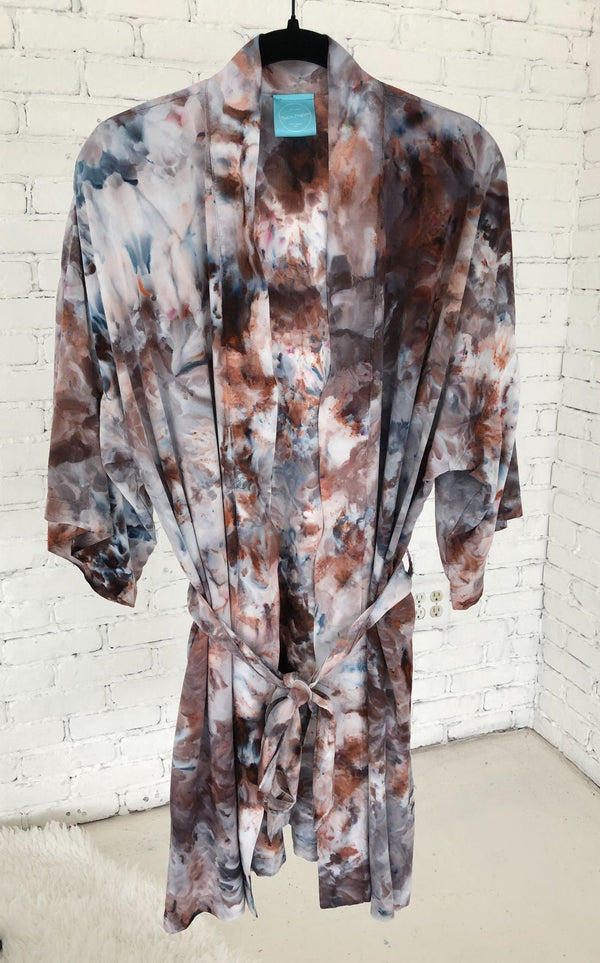 Dyed Short Robe - 7