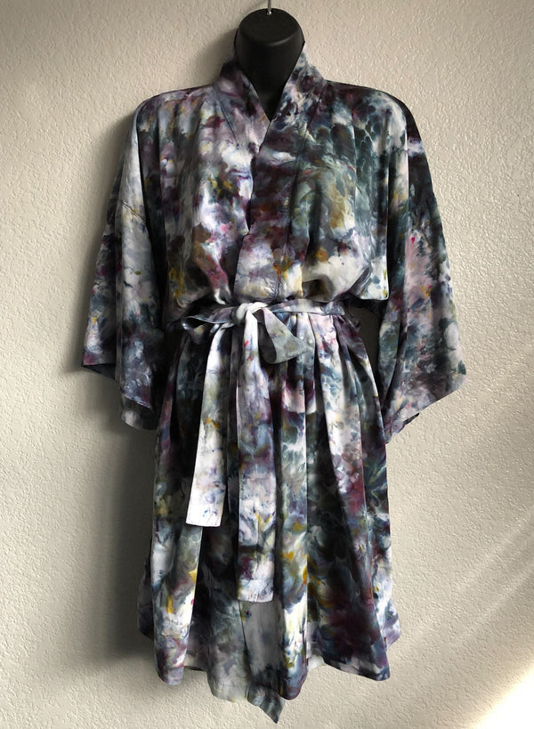 Dyed Short Robe - 9