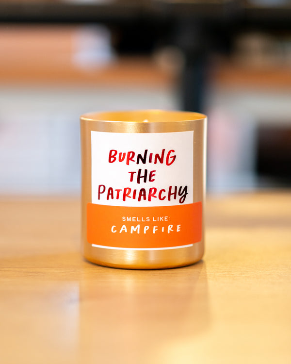 Burning the Patriarchy Girl Riot Society Candle - 13oz