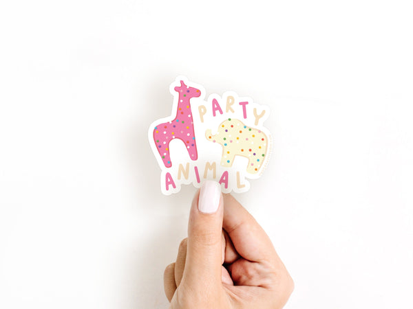 Frosted Party Animal Cookies Sticker