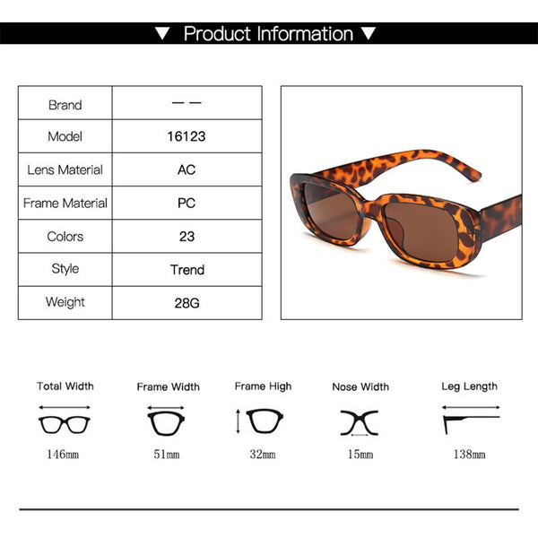 Basic Square Fashion Sunglasses