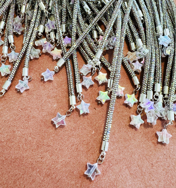 Sparkle Mini Star Hatband / Lariat Necklace