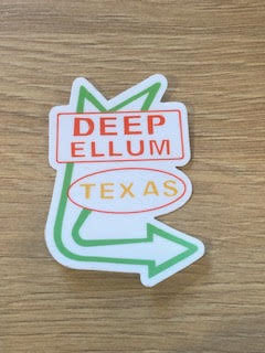 Deep Ellum Texas Sticker