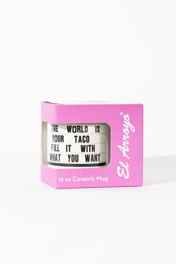 World is Your Taco Coffee Mug