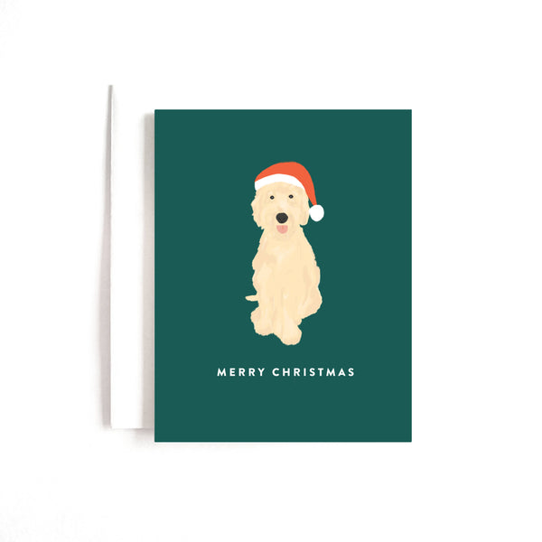 Santa Doodle Christmas Card