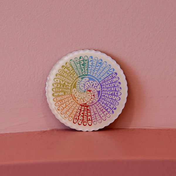 Groovy Feelings Wheel Fridge Magnet - 3