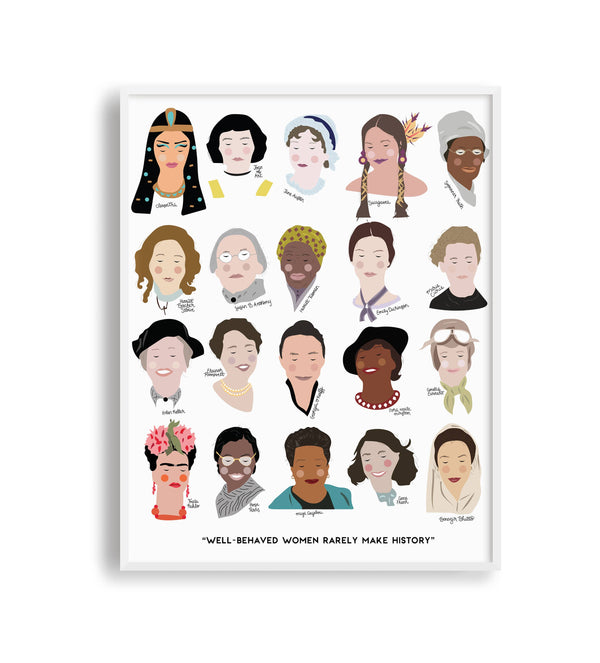 Women of History Print